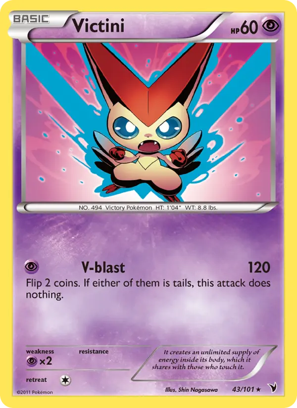 Victini — Noble Victories card #43