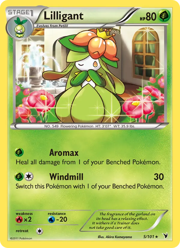 Lilligant — Noble Victories card #5