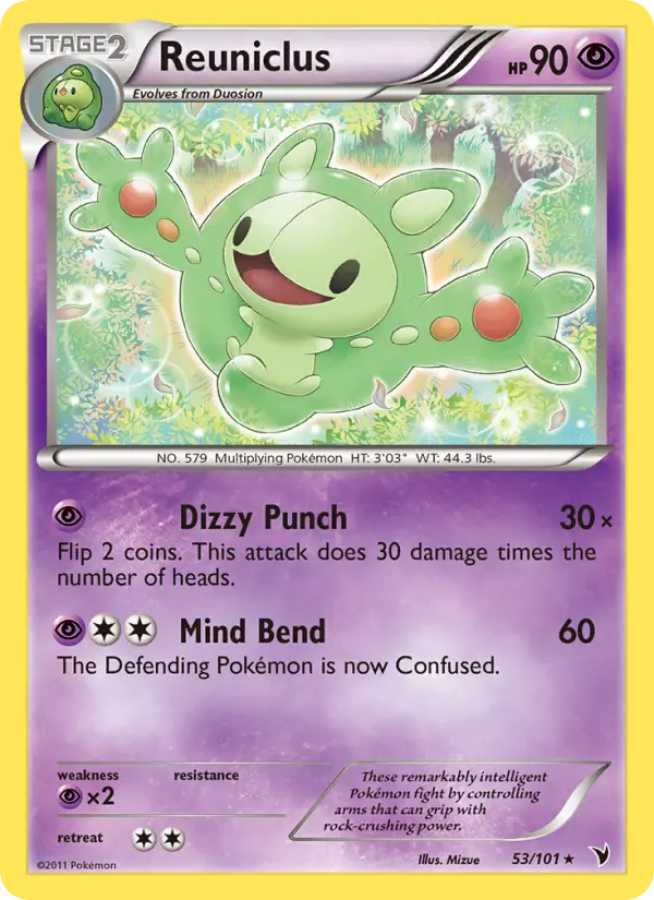 Reuniclus — Noble Victories card #53