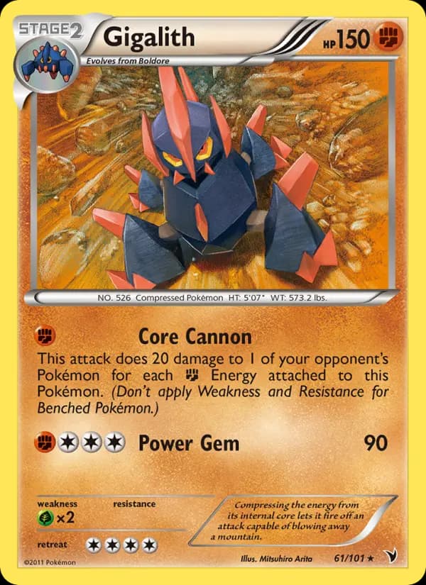 Gigalith — Noble Victories card #61