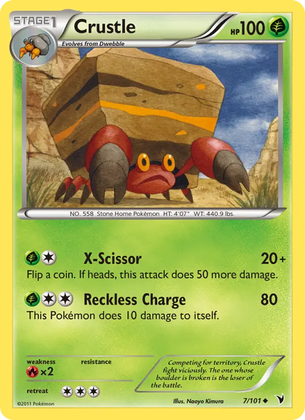 Crustle — Noble Victories card #7