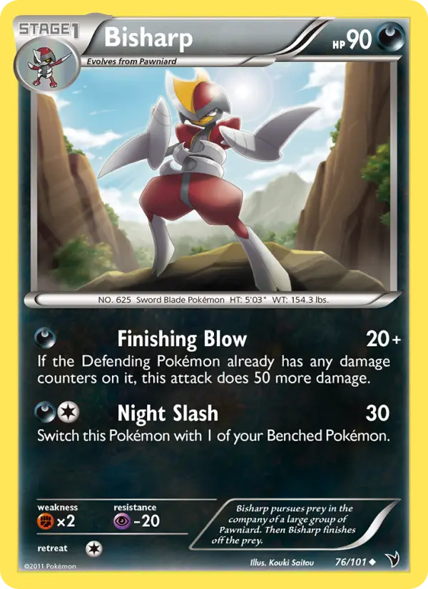 Bisharp — Noble Victories card #76