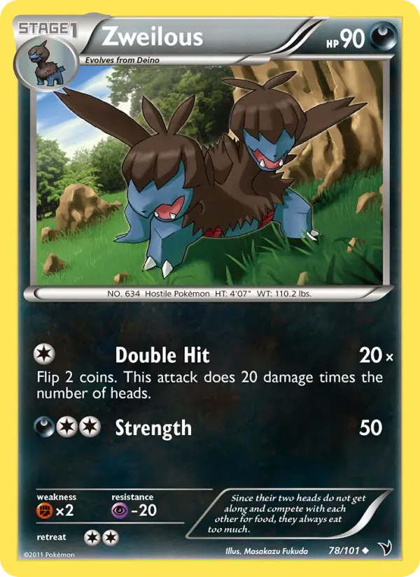 Zweilous — Noble Victories card #78