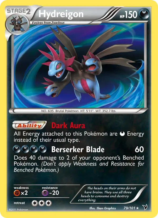 Hydreigon — Noble Victories card #79