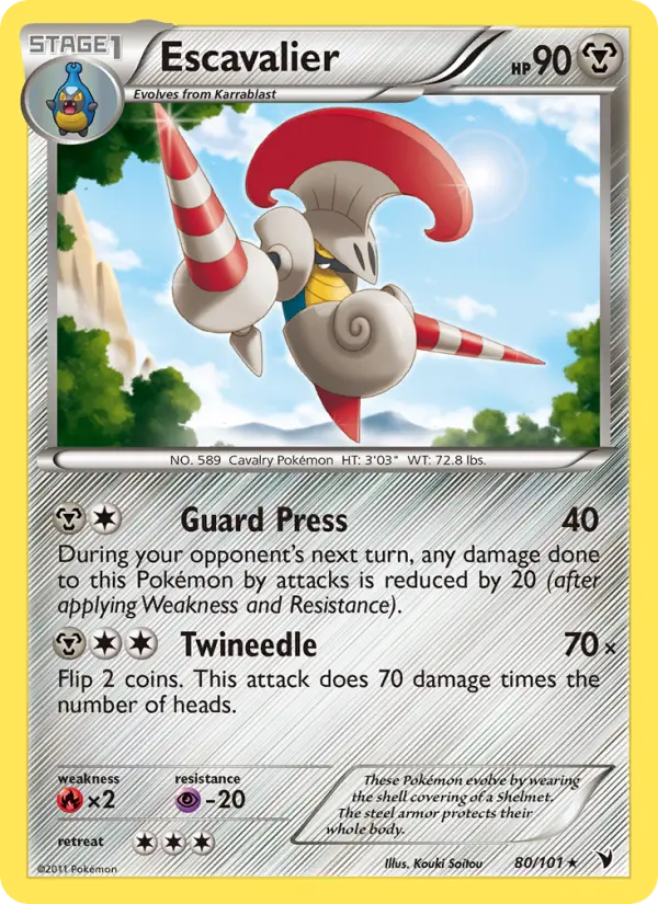 Escavalier — Noble Victories card #80