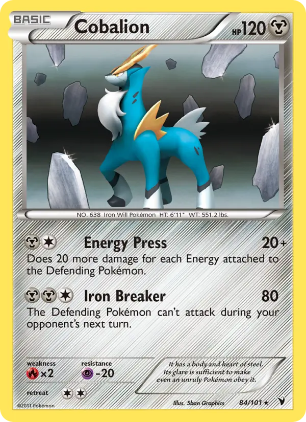 Cobalion — Noble Victories card #84