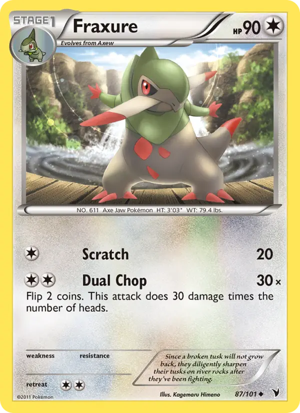 Fraxure — Noble Victories card #87