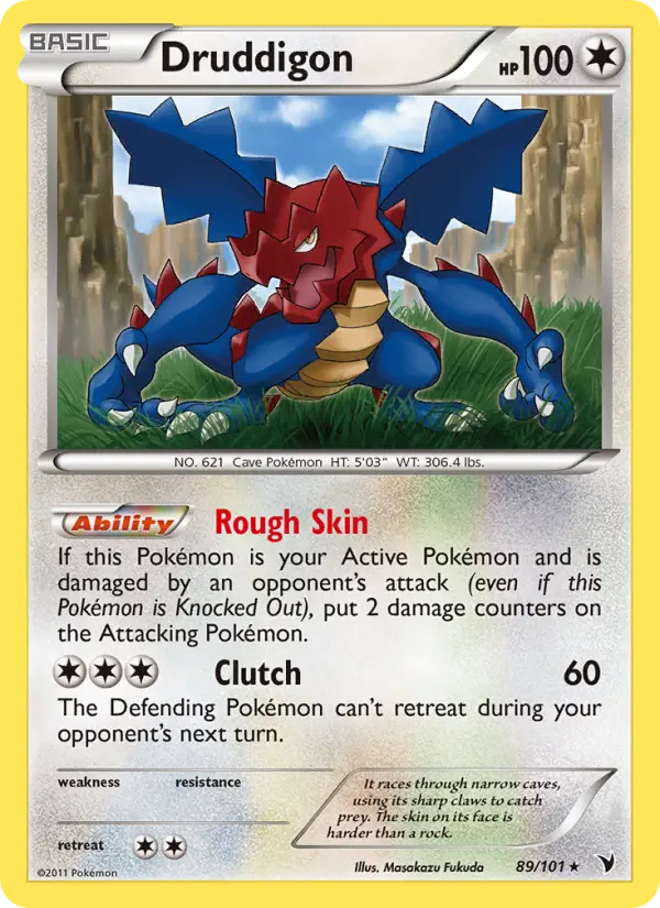 Druddigon — Noble Victories card #89