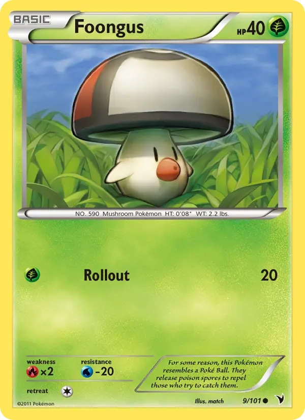 Foongus — Noble Victories card #9