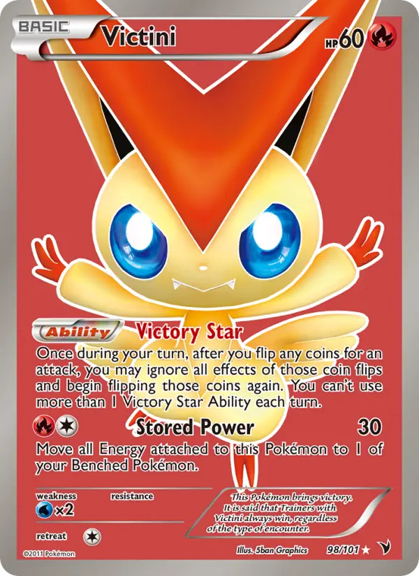 Victini — Noble Victories card #98