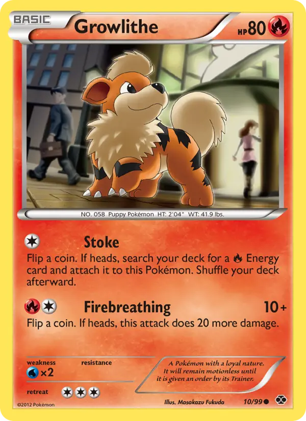 Growlithe — Next Destinies card #10
