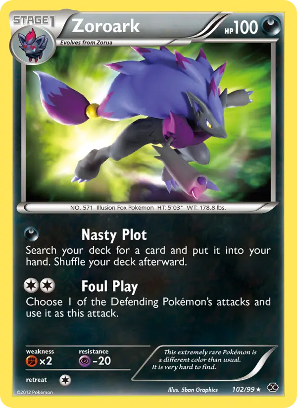Zoroark — Next Destinies card #102