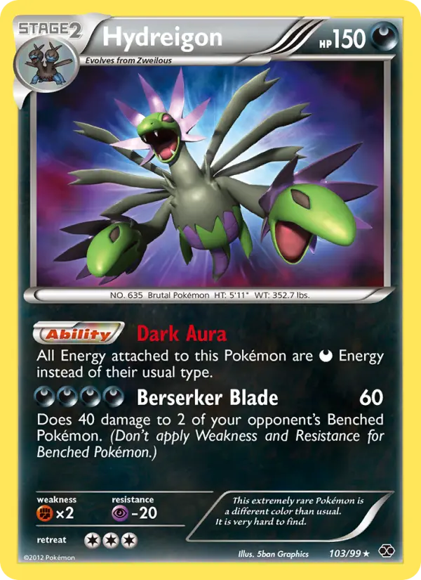 Hydreigon — Next Destinies card #103