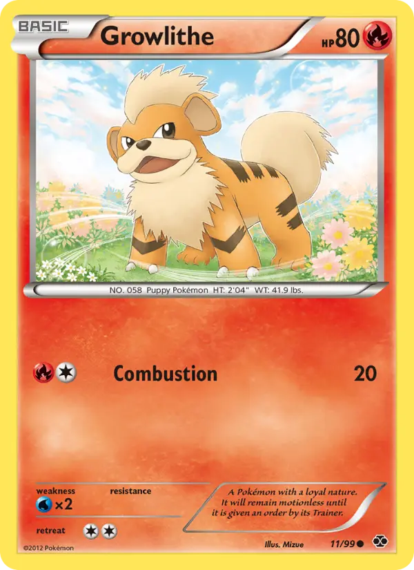 Growlithe — Next Destinies card #11
