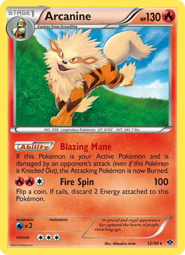 Arcanine — Next Destinies card #12