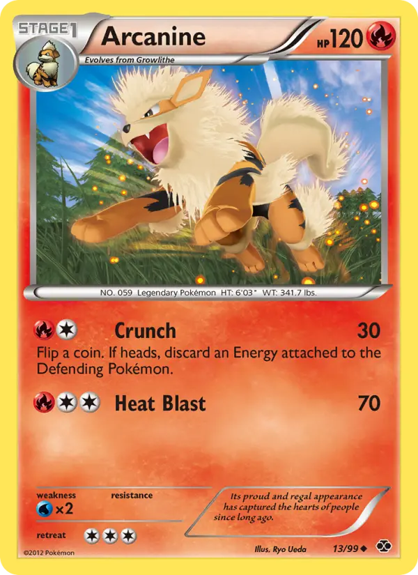 Arcanine — Next Destinies card #13