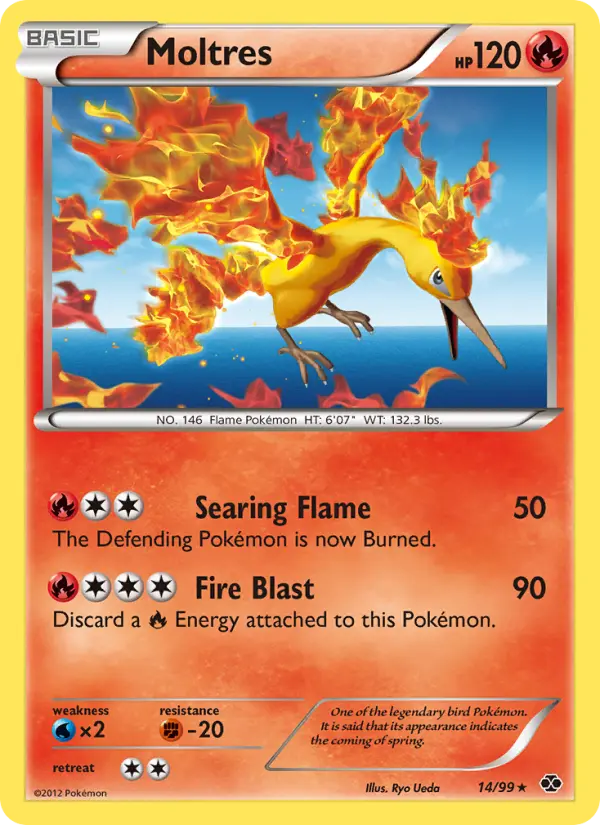 Moltres — Next Destinies card #14