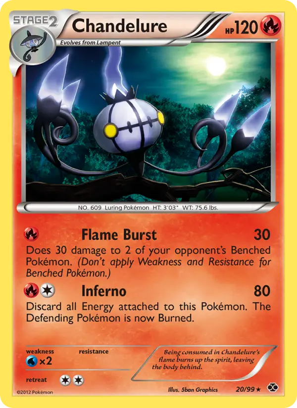 Chandelure — Next Destinies card #20