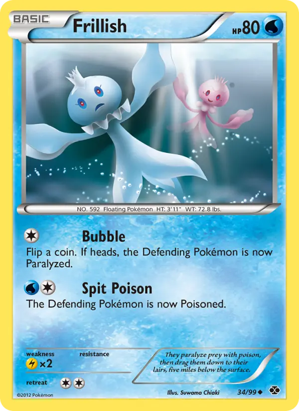 Frillish — Next Destinies card #34