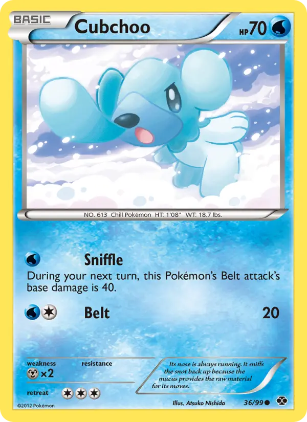 Cubchoo — Next Destinies card #36