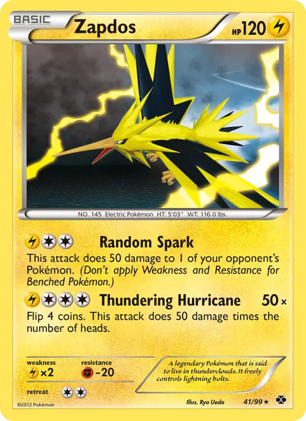 Zapdos — Next Destinies card #41