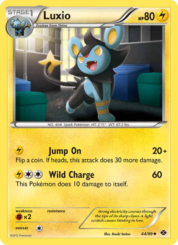 Luxio — Next Destinies card #44