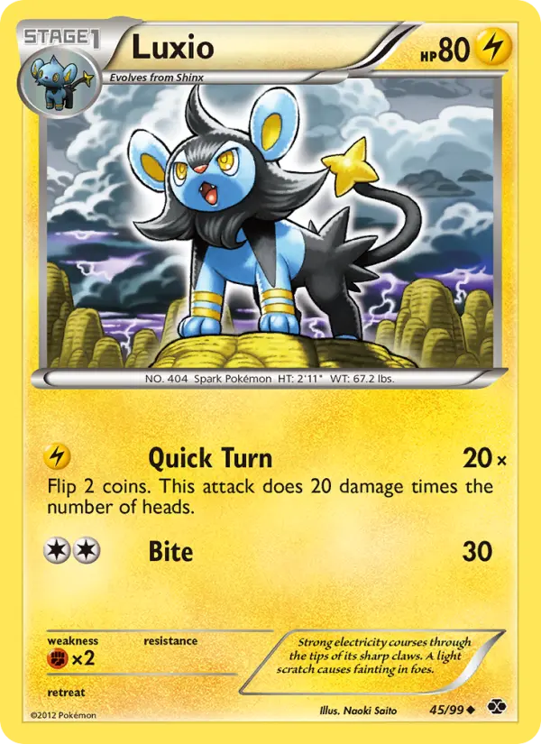 Luxio — Next Destinies card #45