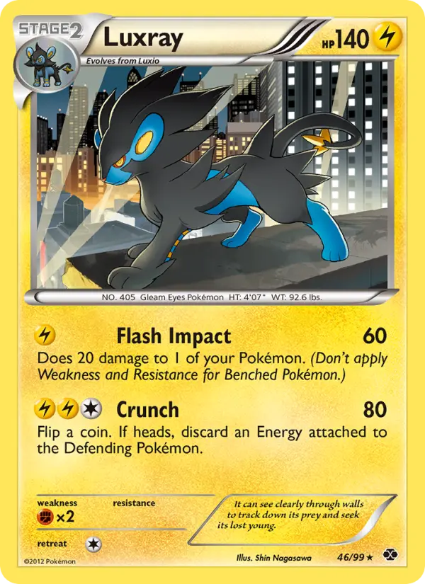Luxray — Next Destinies card #46