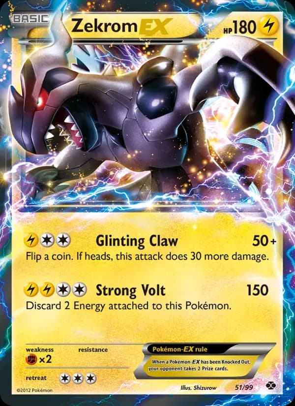 Zekrom-EX — Next Destinies card #51