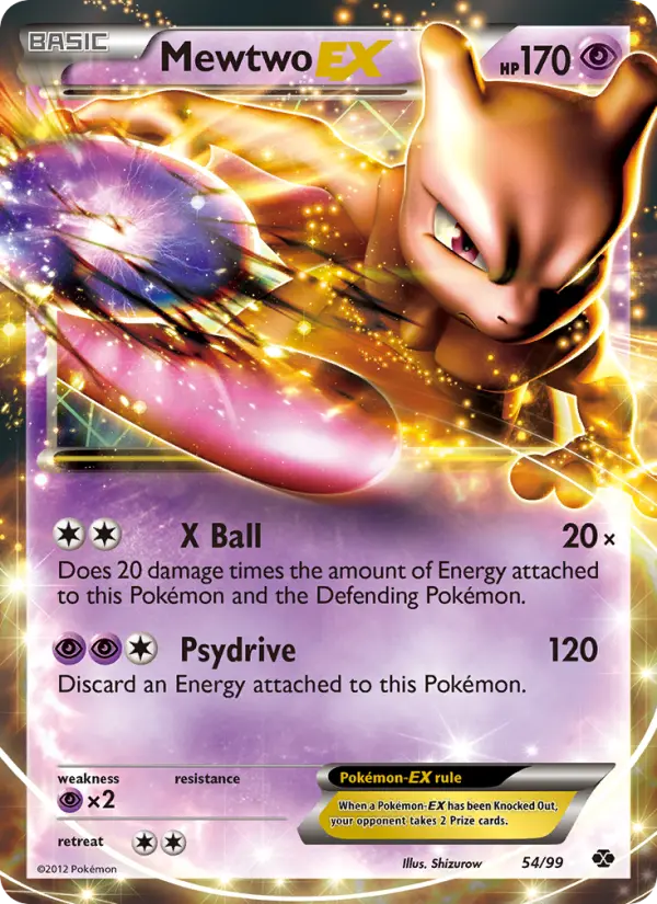 Mewtwo-EX — Next Destinies card #54