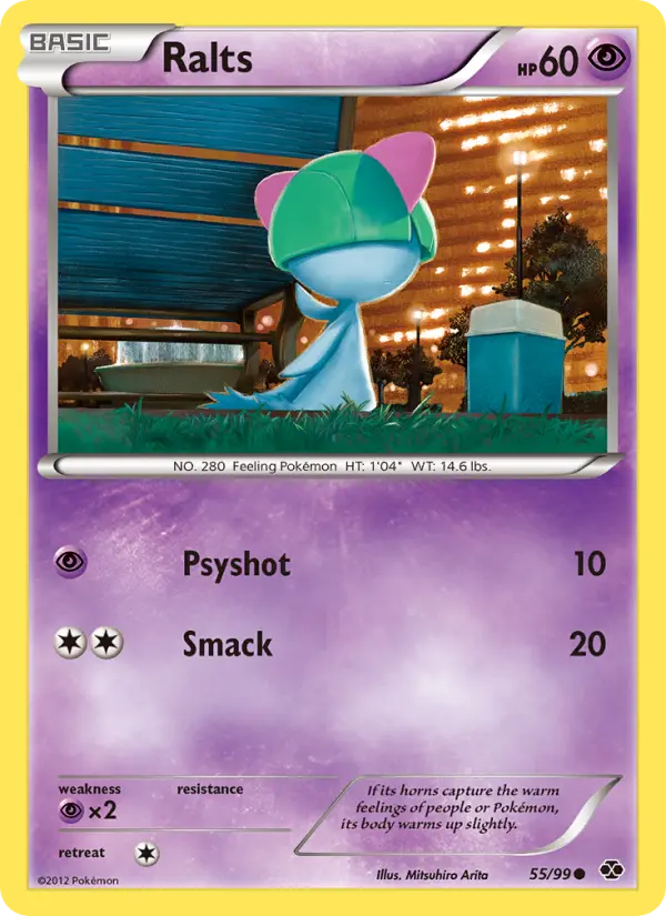 Ralts — Next Destinies card #55
