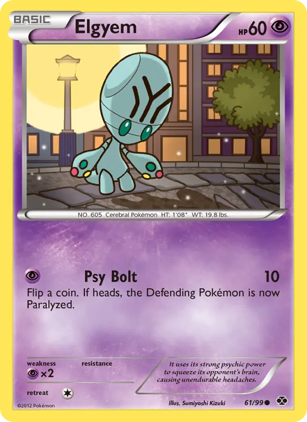 Elgyem — Next Destinies card #61