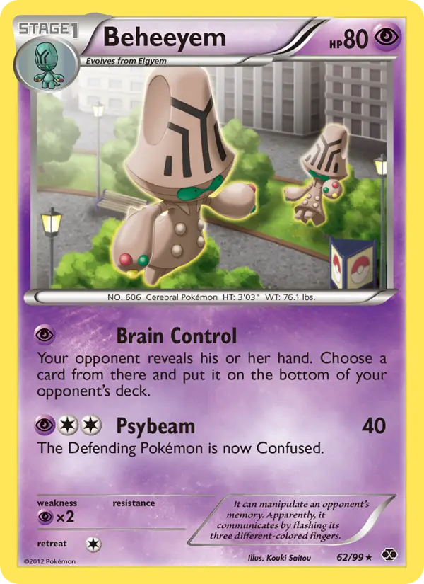 Beheeyem — Next Destinies card #62