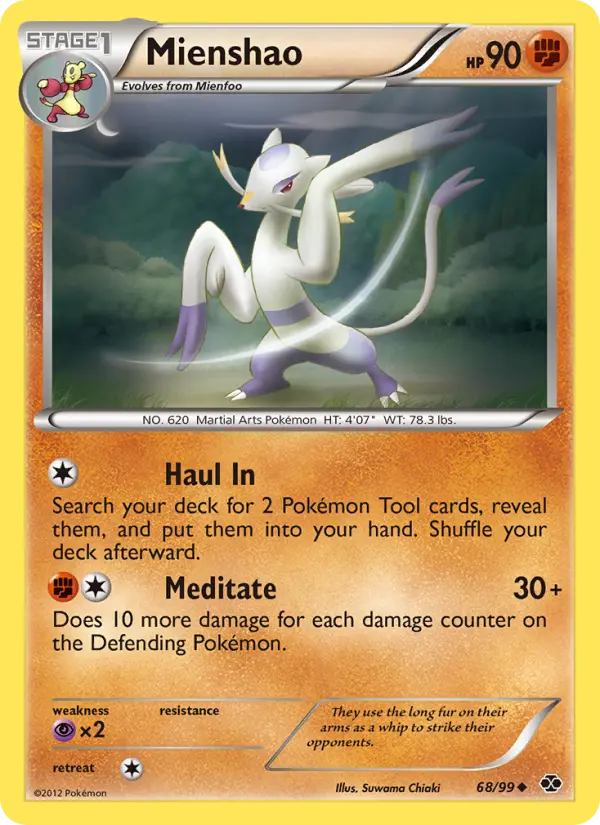 Mienshao — Next Destinies card #68
