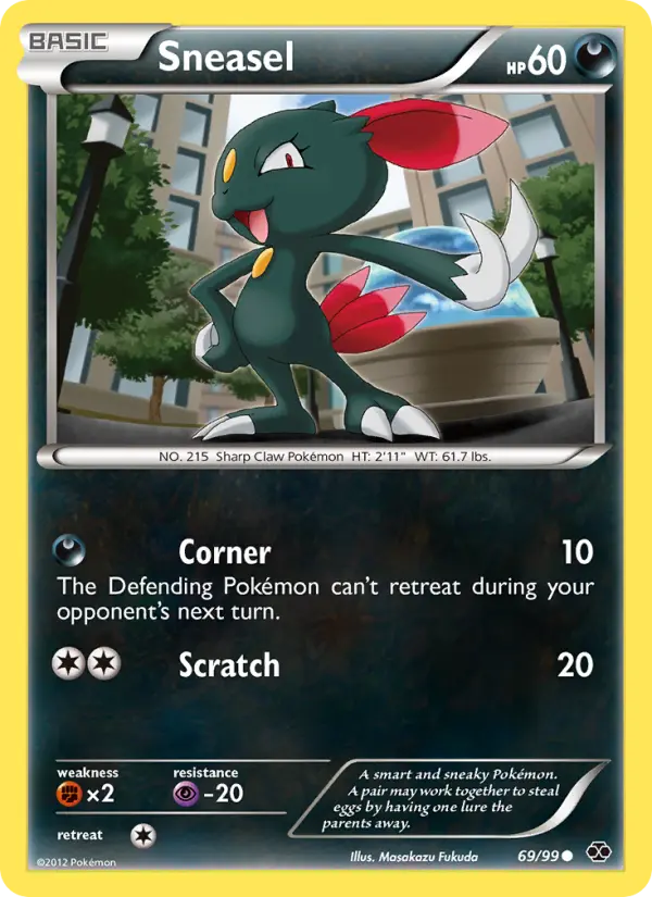 Sneasel — Next Destinies card #69