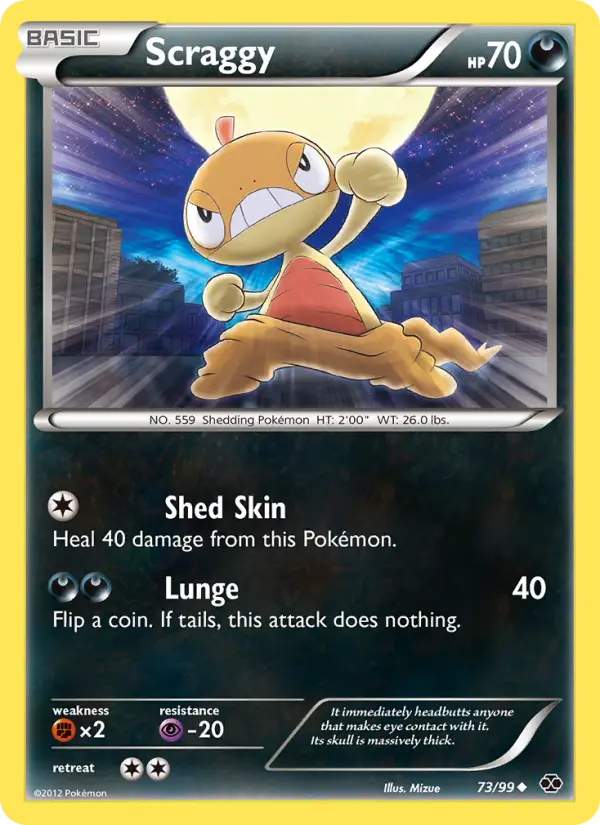 Scraggy — Next Destinies card #73