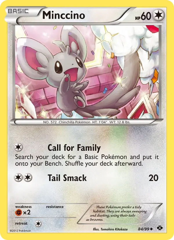 Minccino — Next Destinies card #84