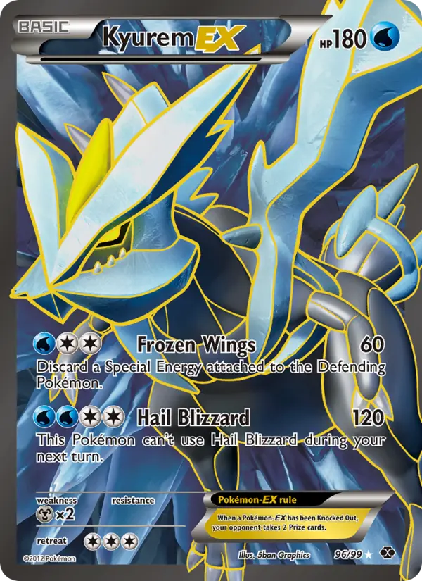 Kyurem-EX — Next Destinies card #96