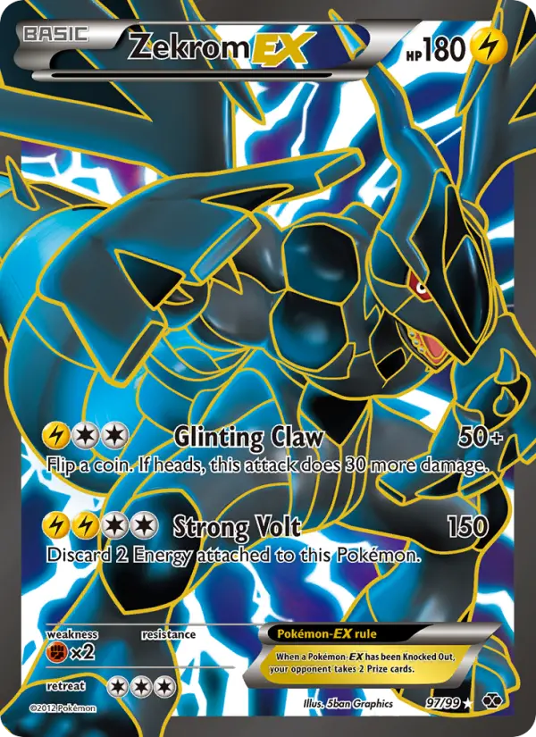 Zekrom-EX — Next Destinies card #97