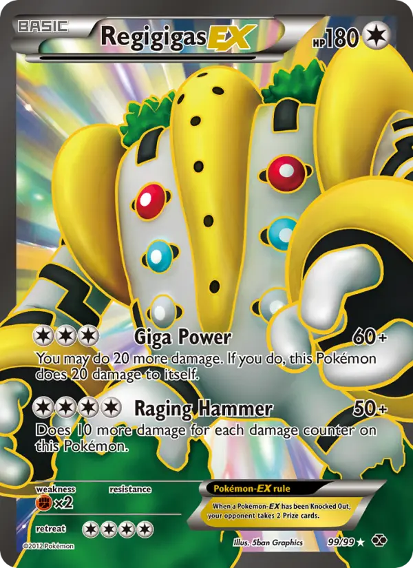 Regigigas-EX — Next Destinies card #99