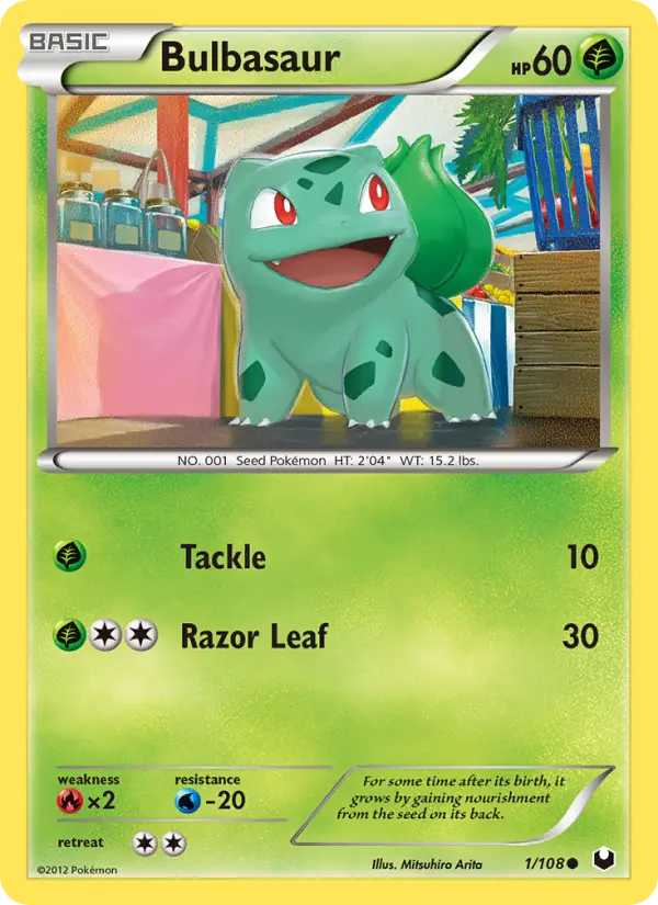Bulbasaur — Dark Explorers card #1