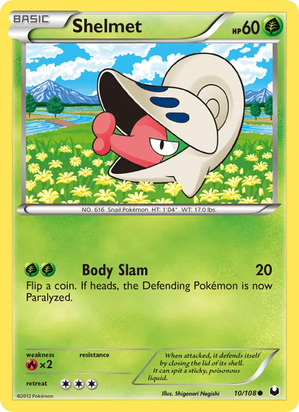 Shelmet — Dark Explorers card #10