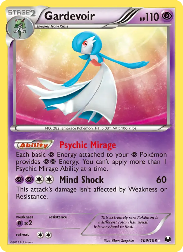 Gardevoir — Dark Explorers card #109