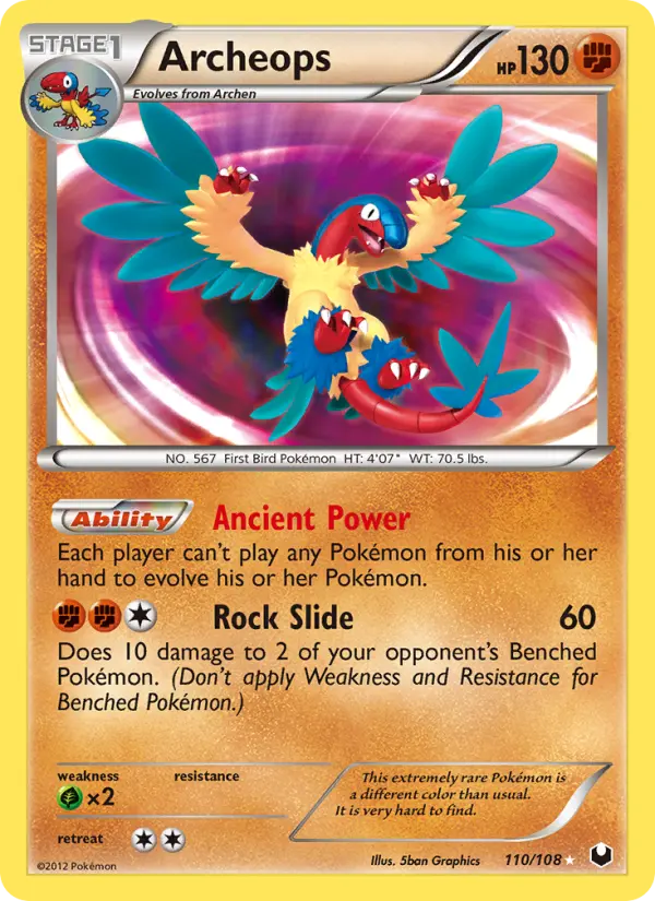 Archeops — Dark Explorers card #110