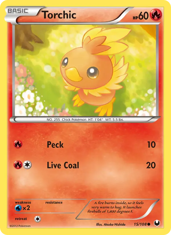 Torchic — Dark Explorers card #15