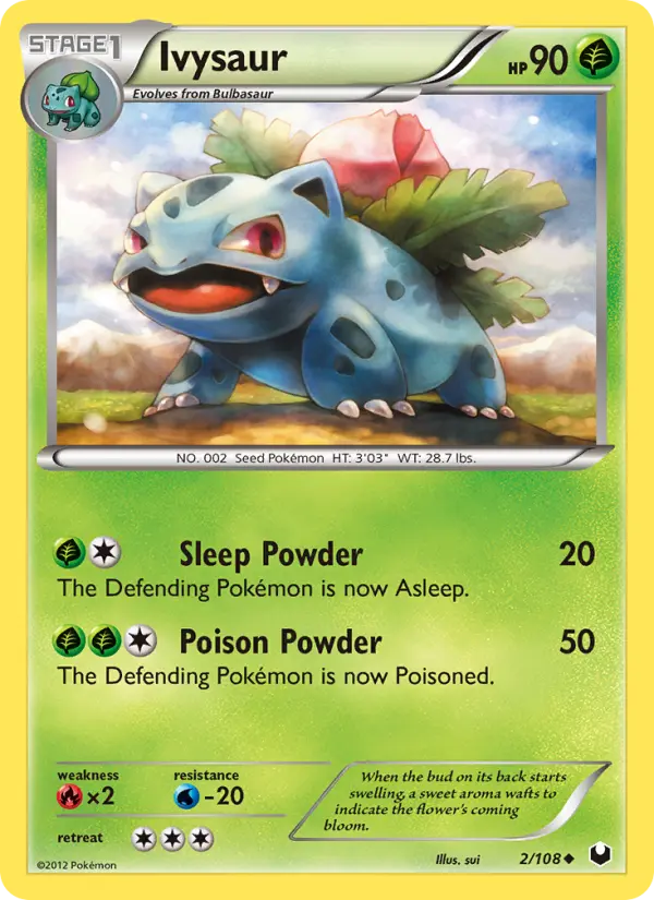 Ivysaur — Dark Explorers card #2