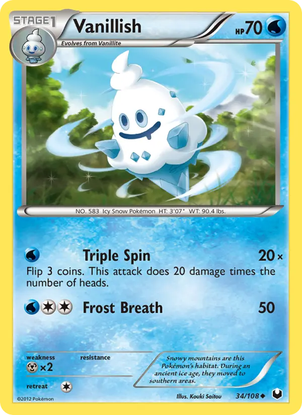 Vanillish — Dark Explorers card #34