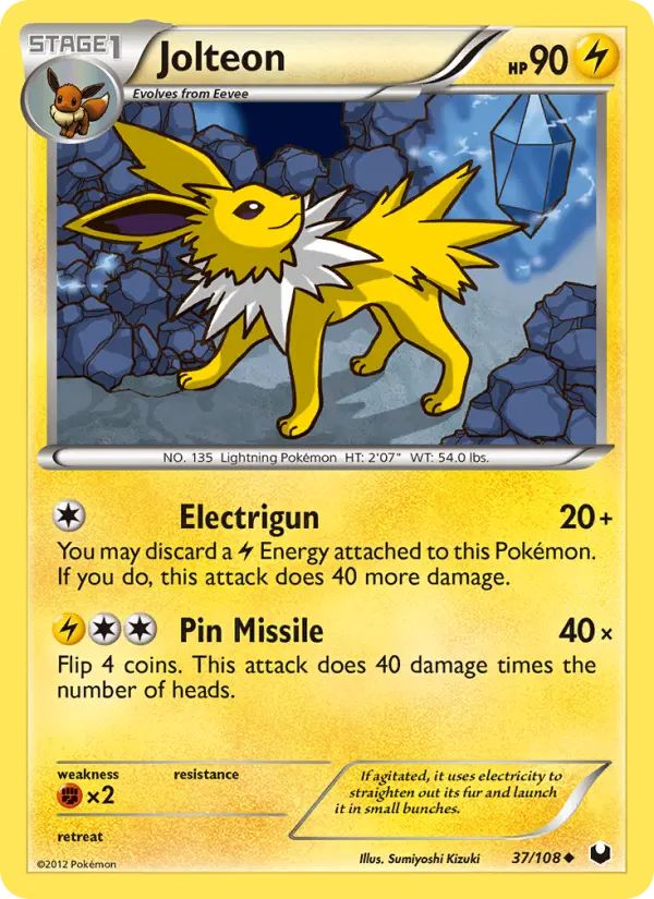 Jolteon — Dark Explorers card #37