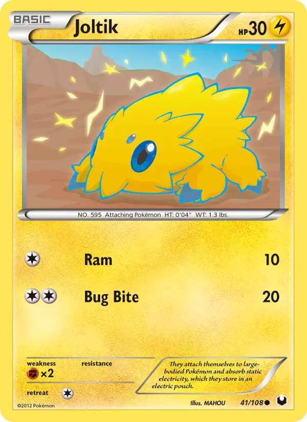 Joltik — Dark Explorers card #41