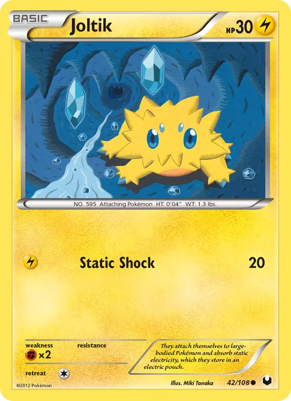 Joltik — Dark Explorers card #42